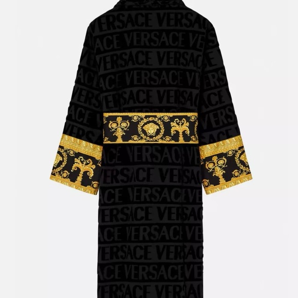 Versace Black and Gold Robe - Picture 2 of 5